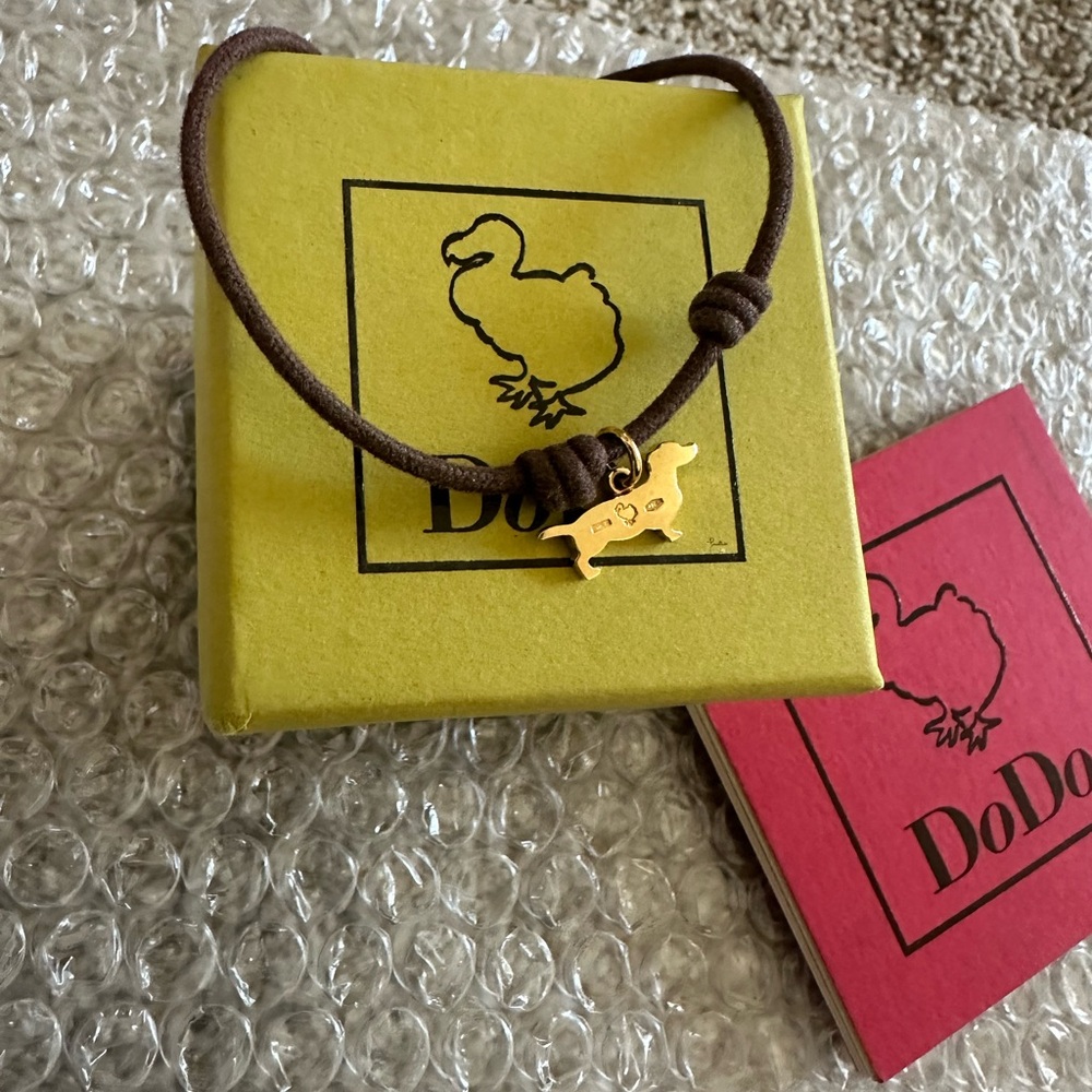DoDo Dachshund 18K yellow gold Charm Bracelet - Picture 2 of 6